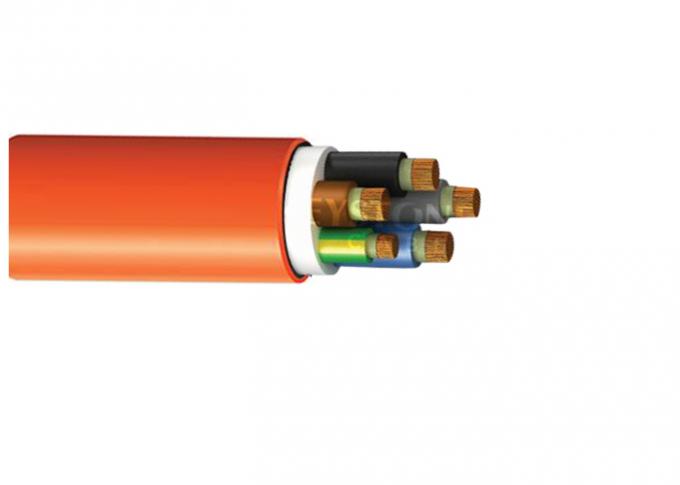 Оранжевый многожильный дым 0.6kV 1kV низкий нул кабелей галоида 0